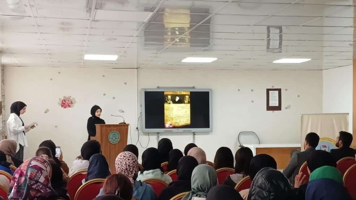 Okulumuz Şehit Mehmet Yerlikaya Anadolu İmam Hatip Lisesi İmam Hatipliler haftasını kutladı.